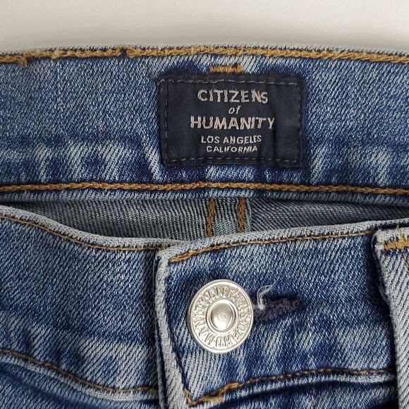 Citizens of Humanity Rocket Crop High Rise Skinny Size 24 - Picture 4 of 11